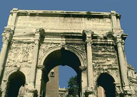 Арка Септимия Севера,203г. н.э., Рим 