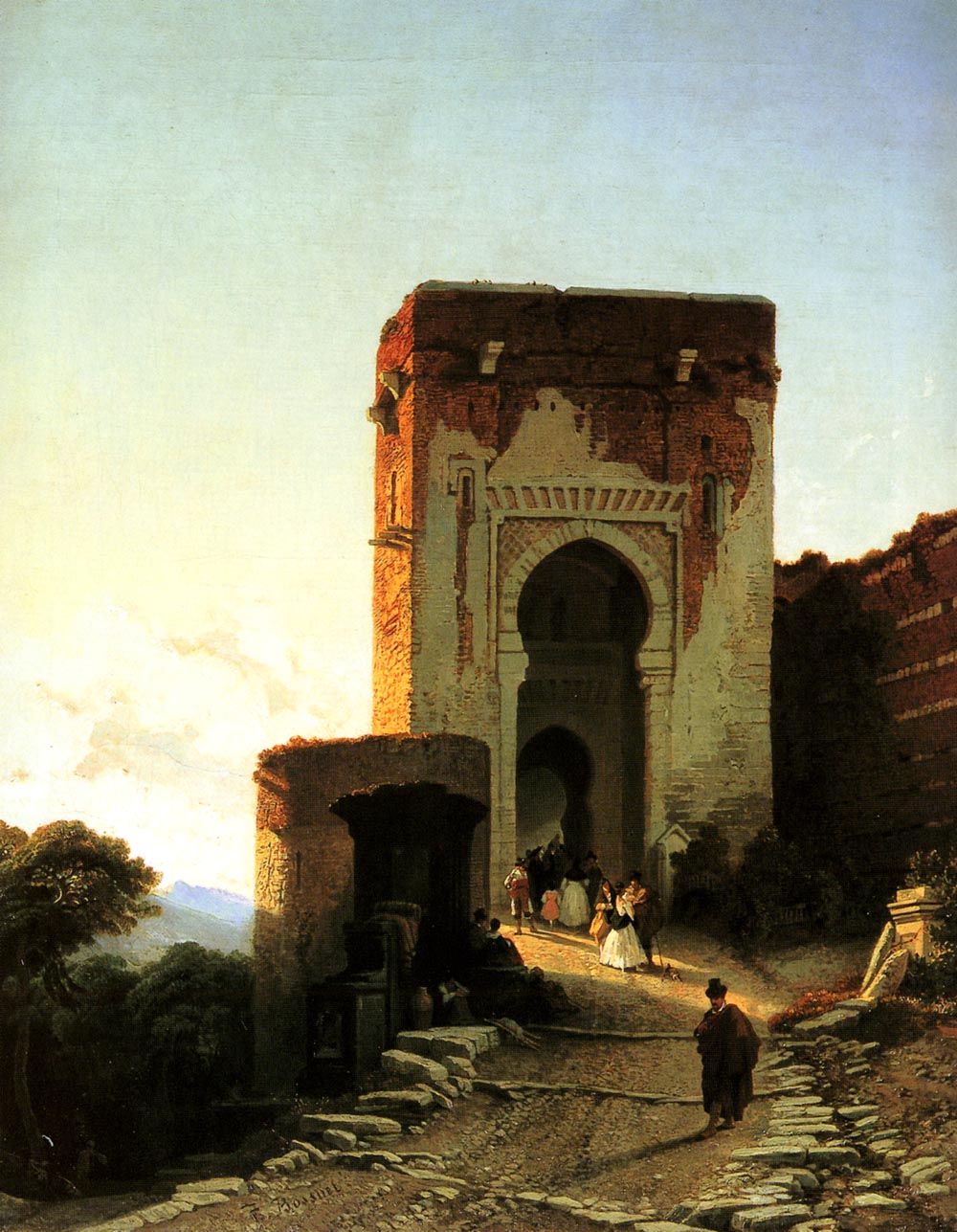Франсуа Антуан Боссюэ (1798–1889), Бельгия "Ворота Справедливости"